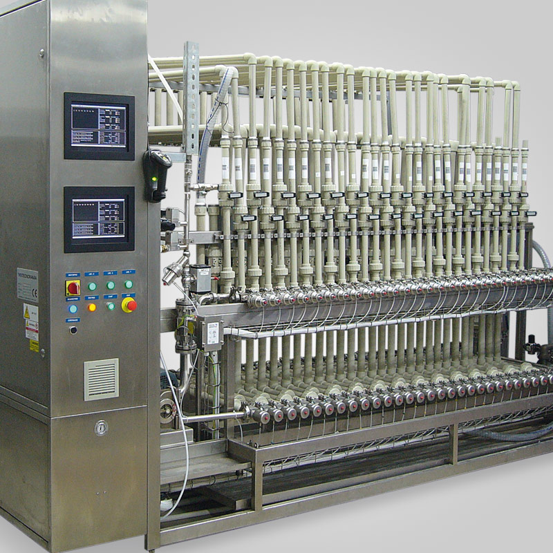 Bulk systems for the volumetric dispensing of liquid chemicals Tecnorama